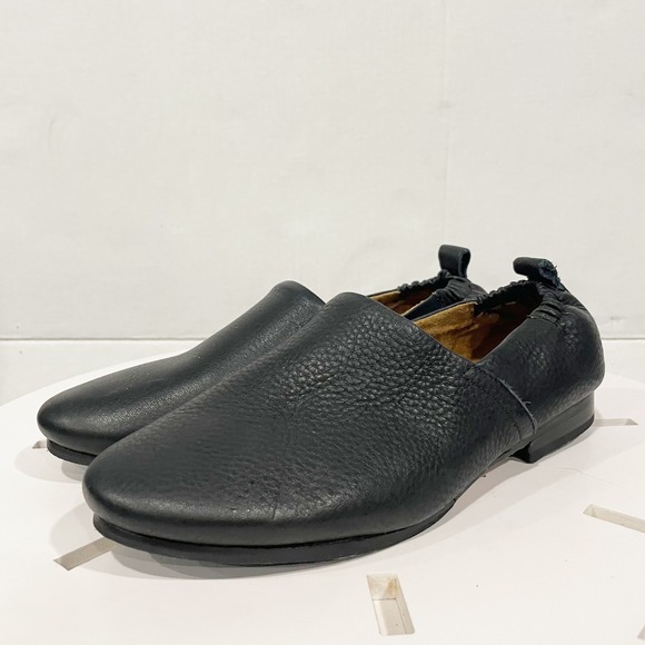 Sofft Kaitey Genuine Leather Slip On Loafers Comfort Ballet Shoes Womens Black - Picture 1 of 9